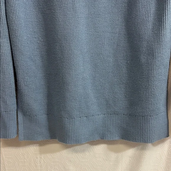 Athleta Hanover Light Blue V-Neck Sweater - Picture 8 of 10